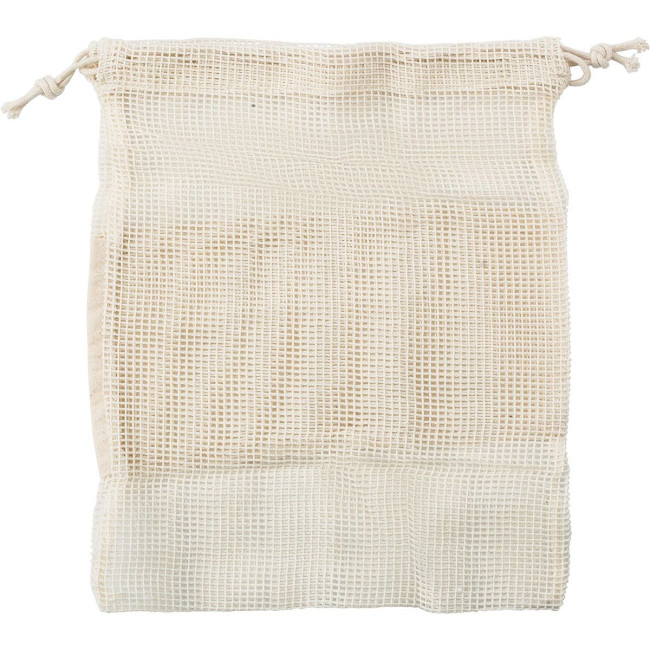 Custom Printed Natural cotton mesh bags - Image 5