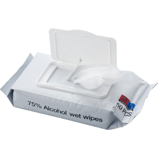 Custom Printed Wet tissues 75% alcohol - Image 1