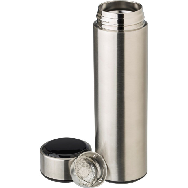 Custom Printed Stainless steel thermos bottle with LED display 450ml - Image 2