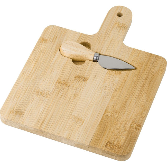 Custom Printed Bamboo cheese board - Image 1