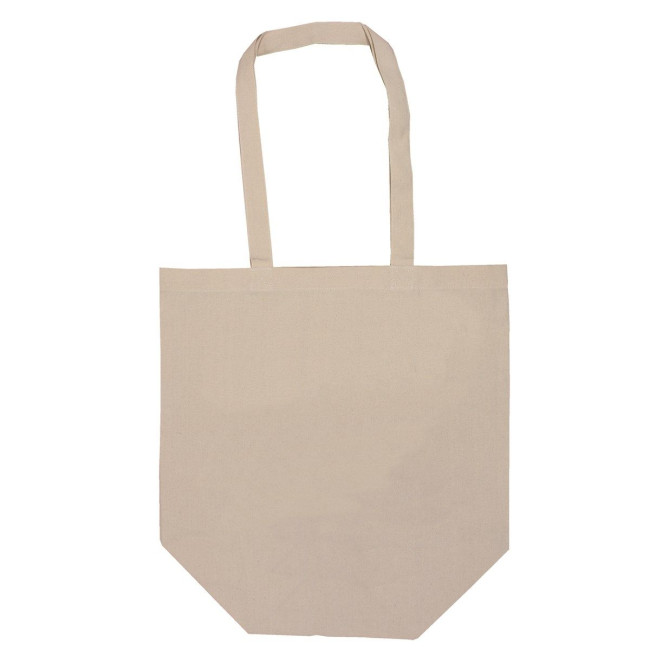 Custom Printed Natural canvas beach shopper - Image 1