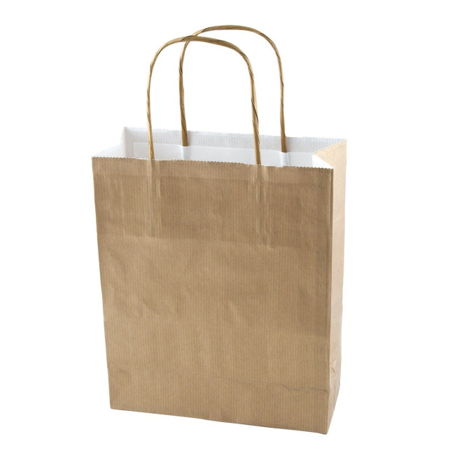 Custom Printed Paper bag 220 x 310 x 100mm - Image 1