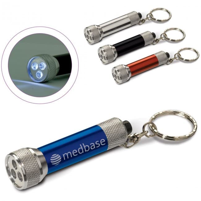 Custom Printed Mini LED light with keyring/3 LED - Image 2