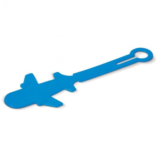 Custom Printed Luggage tag plane - Image 1