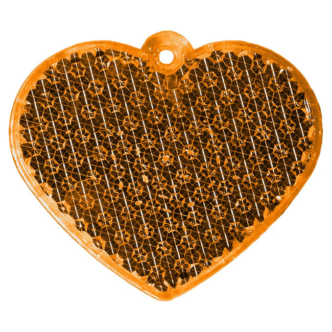 Custom Printed Heart Reflector - Image 7