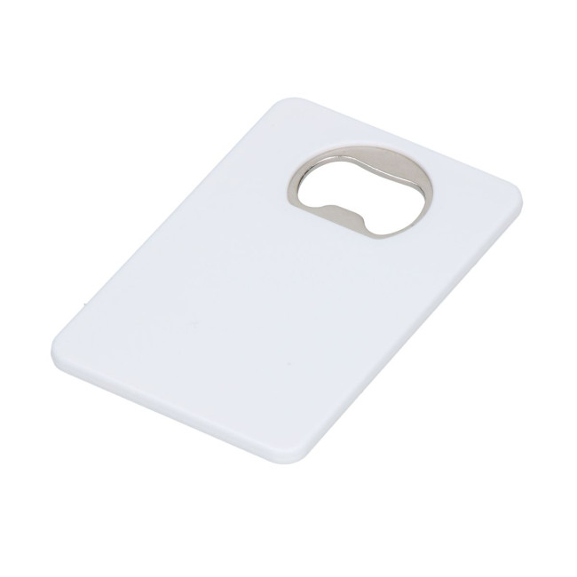 Custom Printed Card Bottle Opener Coaster - Image 2