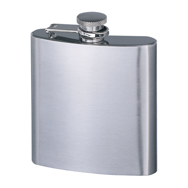 Custom Printed Stainless Steel Hip Flask - Image 1