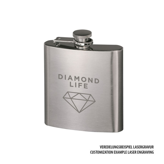 Custom Printed Stainless Steel Hip Flask - Image 3