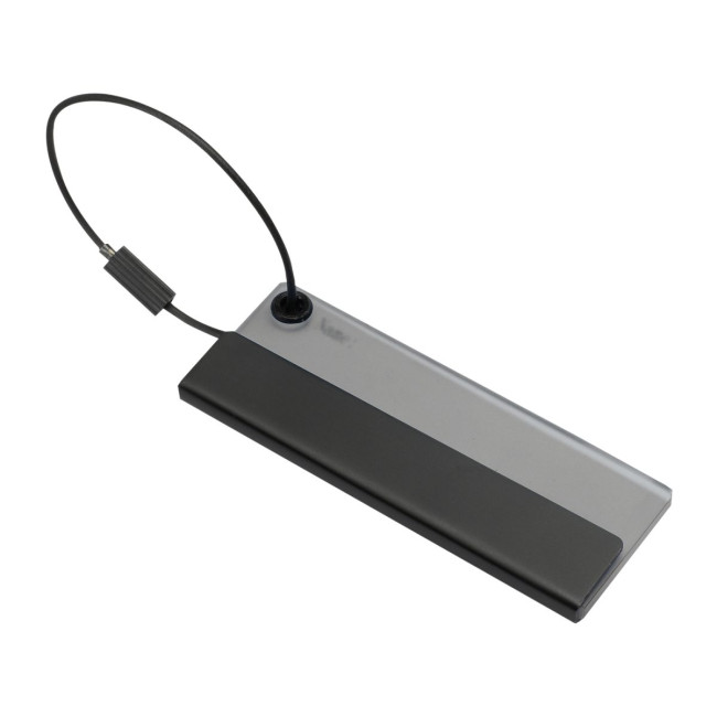 Custom Printed Metal Cable Luggage Tag - Image 1