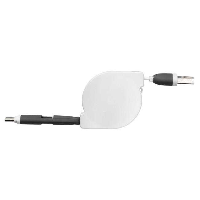 Custom Printed 3-in-1 retractable charging cable - Image 7