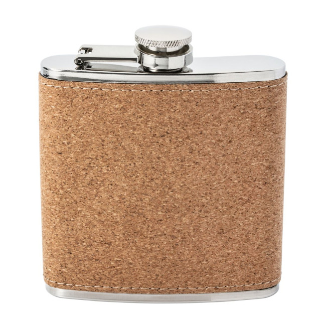 Custom Printed Cork Hip Flask - Image 3