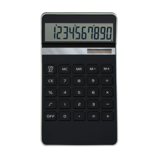 Custom Printed Black Solar Calculator - Image 3