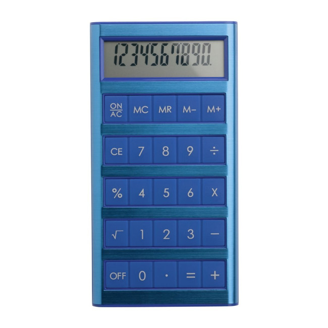 Custom Printed Blue Solar Calculator - Image 3