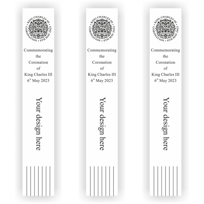 Custom Printed Branded Coronation Book Markers