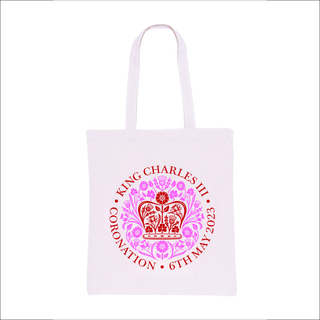 Custom Printed Printed Coronation 5oz Cotton Shopper