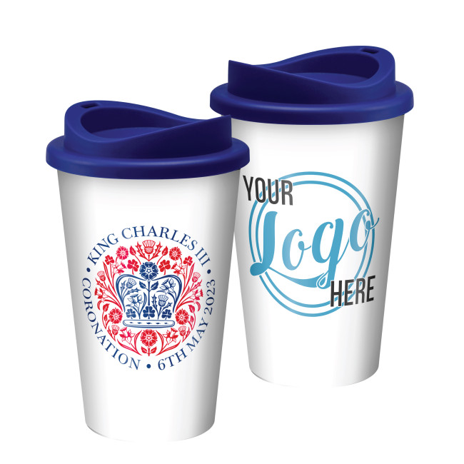 Custom Printed Promotional Coronation Travel Cup