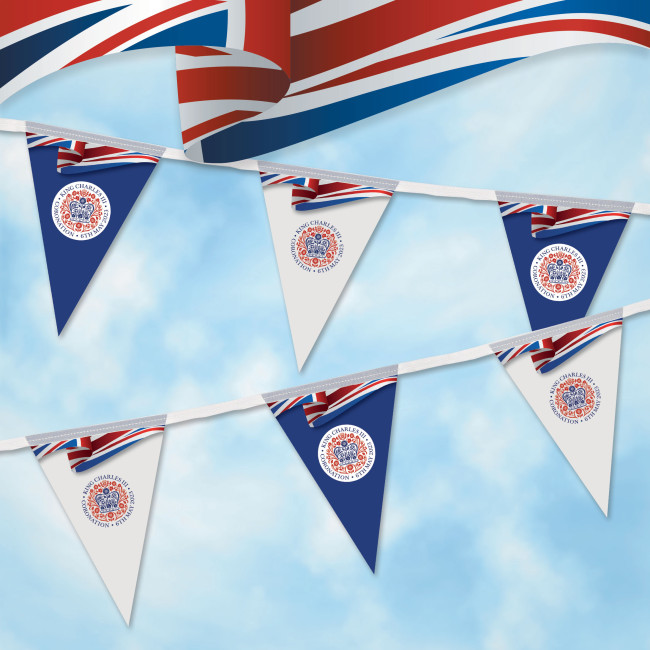 Custom Printed Printed Coronation Bunting