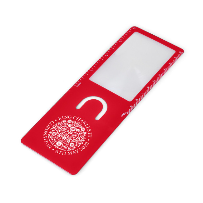 Custom Printed Promotional Coronation Magnifier Bookmark