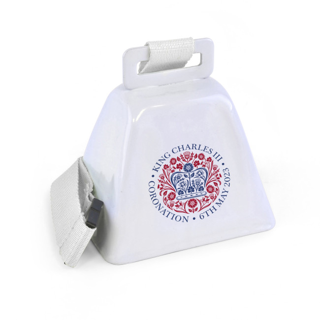 Custom Printed Printed Coronation Lanyard Cow Bell