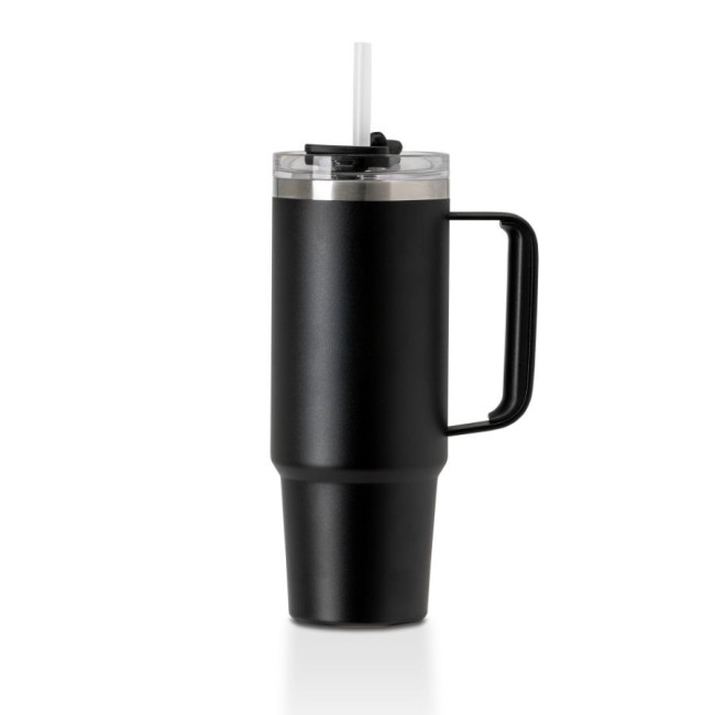 Custom Printed Grande Recycled Insulated Cup With Straw 880ml - Image 6