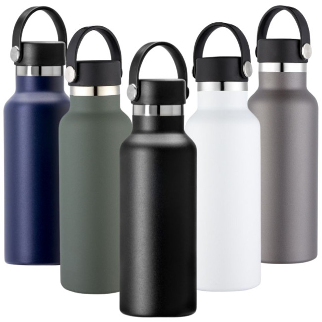 Custom Printed Santos 500ml Recycled Insulated Bottle - Image 1