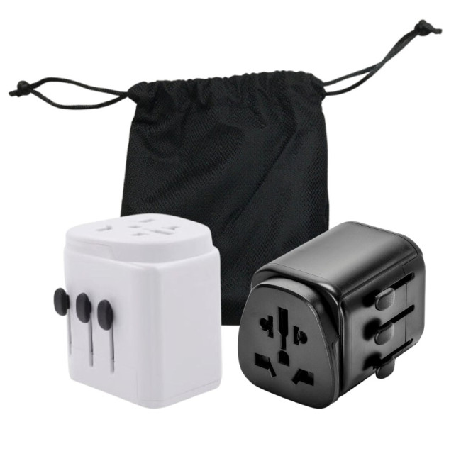 Custom Printed Mondo Travel Adapter