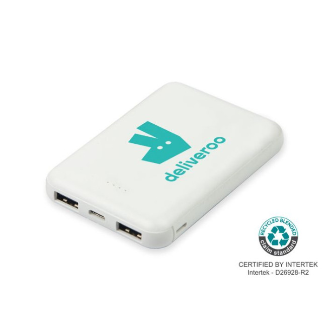 Custom Printed Eco Mini Pro Power Bank 5000mAh - Image 1