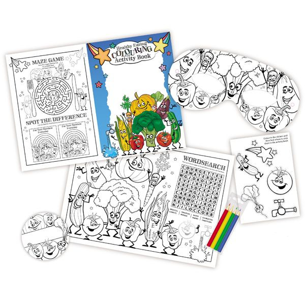 Custom Printed Colouring Children's Activity Pack - Image 2