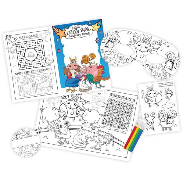 Custom Printed Colouring Children's Activity Pack - Image 5