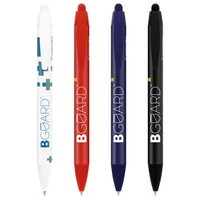 Custom Printed BIC Wide Body BGUARD Antibacterial Ballpen Screen Printing - Image 1