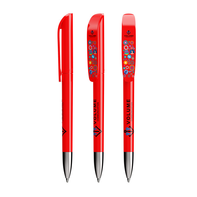 Custom Printed BIC Super Clip Advance Pen BritePix - Image 1