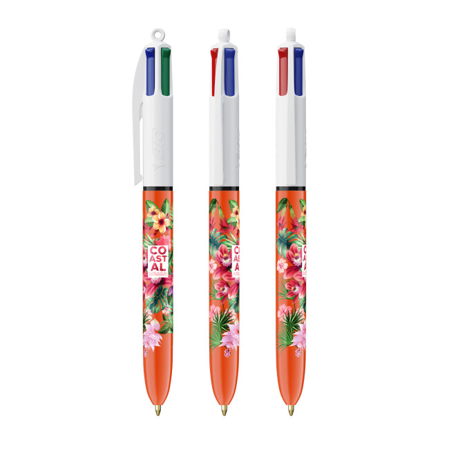 Custom Printed BIC 4 Colours Fine Ballpen Digital