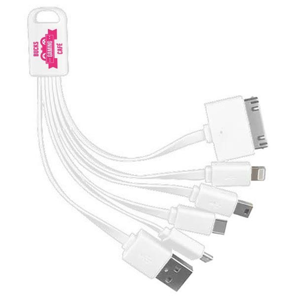 Custom Printed 5 in 1 USB Charger Cable