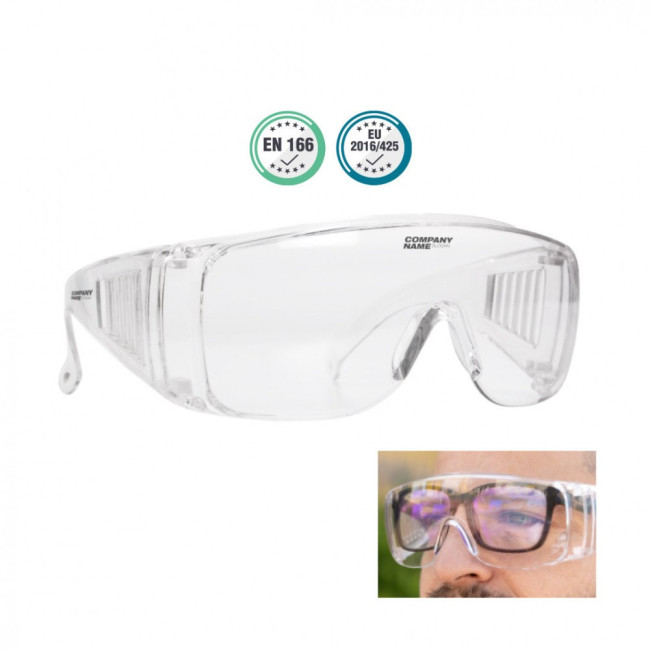 Custom Printed Anti-fog Clear Safety Glasses