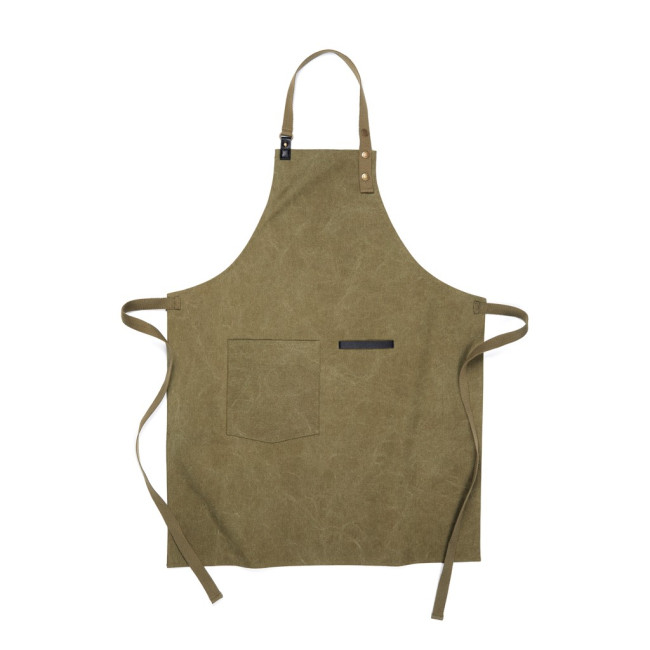 Custom Printed Tome GRS Recycled Canvas Apron - Image 1