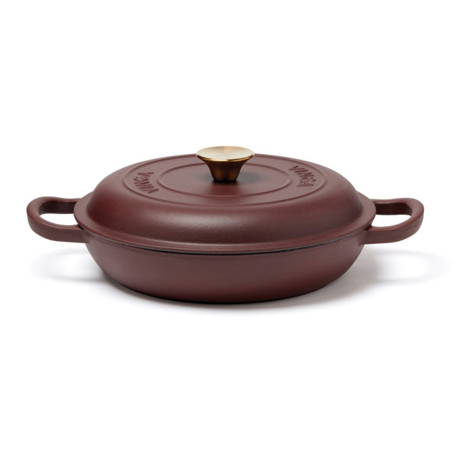 Custom Printed Monte Enameled Cast Iron sauté Pan - Image 3