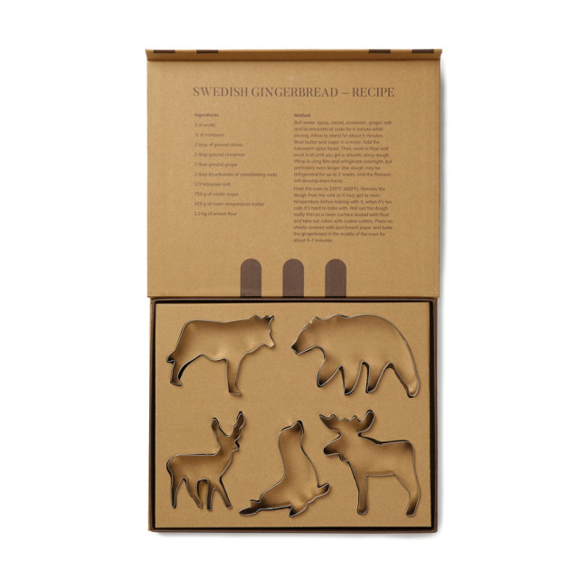 Custom Printed Nordic big 5 Cookie Cutter 5 Piece Set