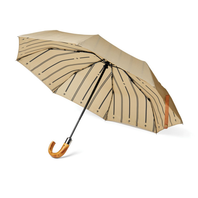 Custom Printed Bosler Recycled Pet Foldable Umbrella 21" - Image 1