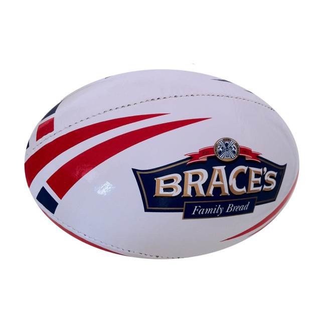 Custom Printed Size 5 Rugby Ball 36cm - Image 1