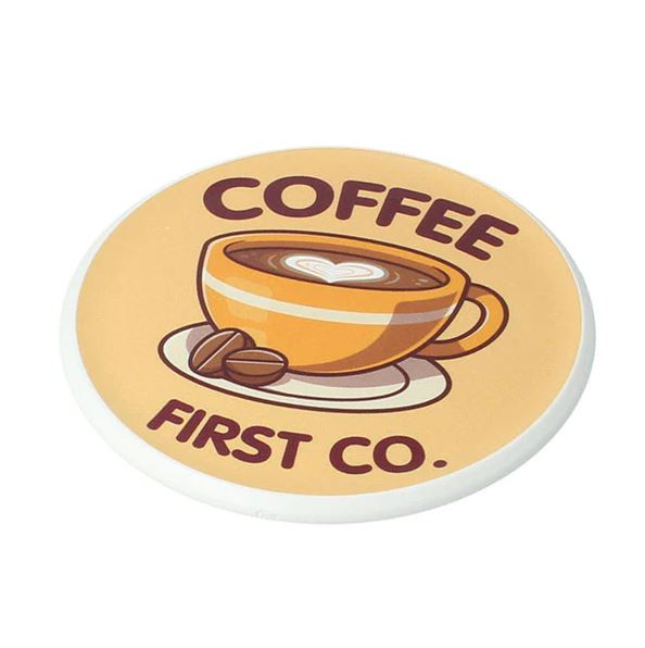 Custom Printed Recycled Drinks Coaster Circle