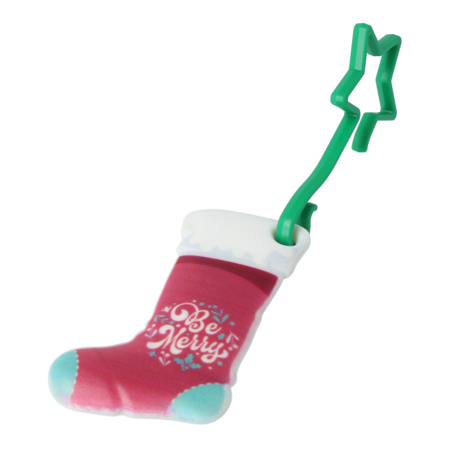 Custom Printed Christmas Eco-ration Stocking Tree Decoration