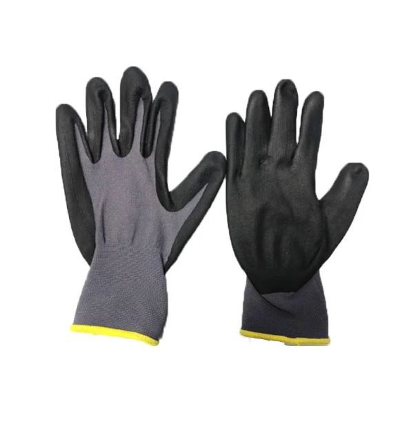 Custom Printed Nylon & Micro Foan Nitrile Touch Saftey Gloves