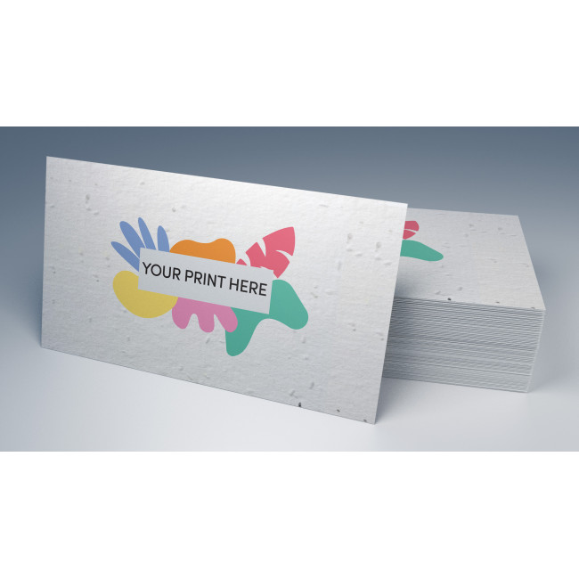 Custom Printed Seed Paper Business Card - Double Sided Print - Image 2