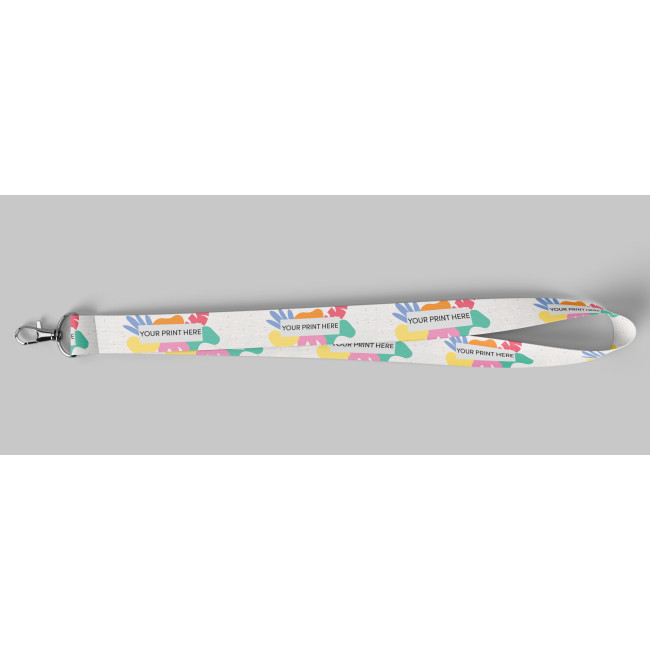 Custom Printed Seed Paper Lanyard - Double Sided Print