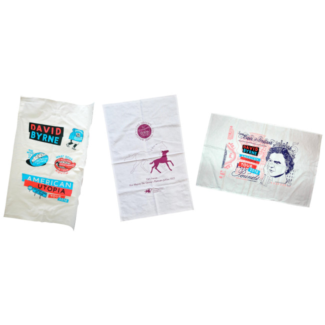 Custom Printed Screen Printed Tea Towels