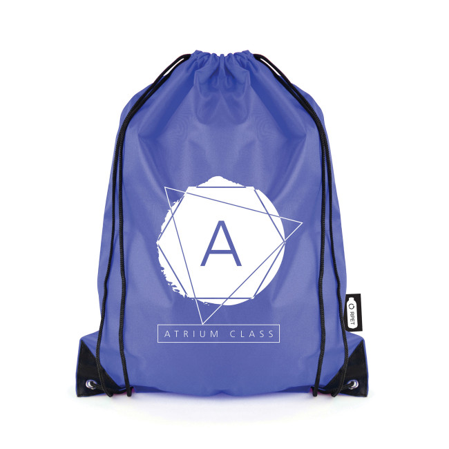 Custom Printed RPET Pegasus Drawstring Bag - Image 6