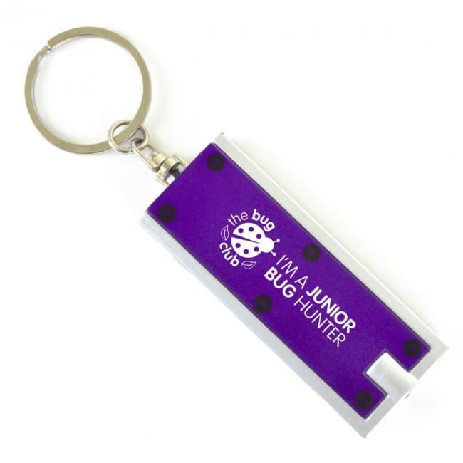 Custom Printed Dhaka LED Torch Keyring - Image 2