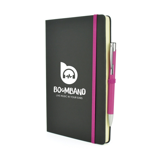 Custom Printed A5 Mole Mate Black Notebook - Image 6