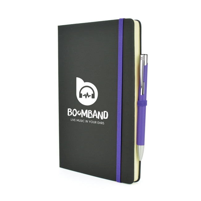 Custom Printed A5 Mole Mate Black Notebook - Image 5