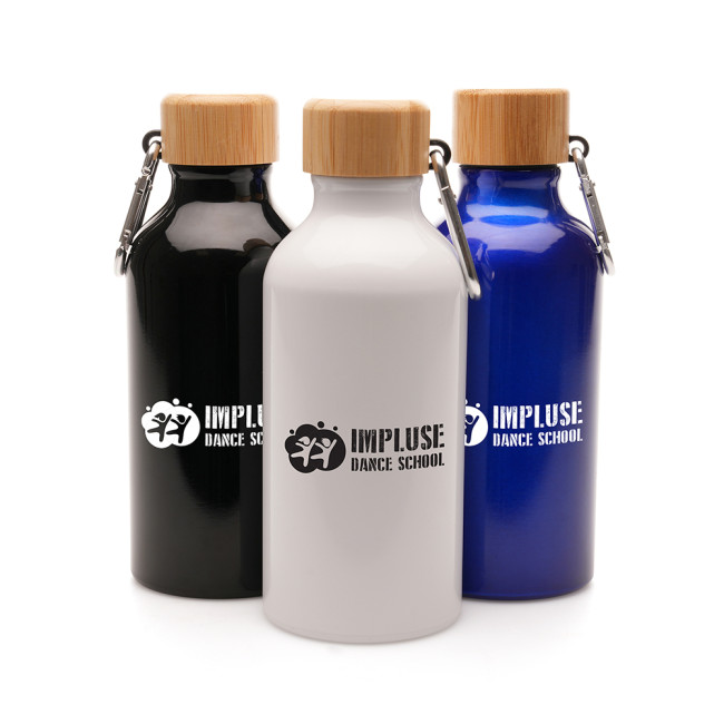 Custom Printed Berkley Aluminium Drinks Bottle 400ml - Image 1